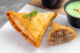  Samosas Two Pieces (Meat Samosa)